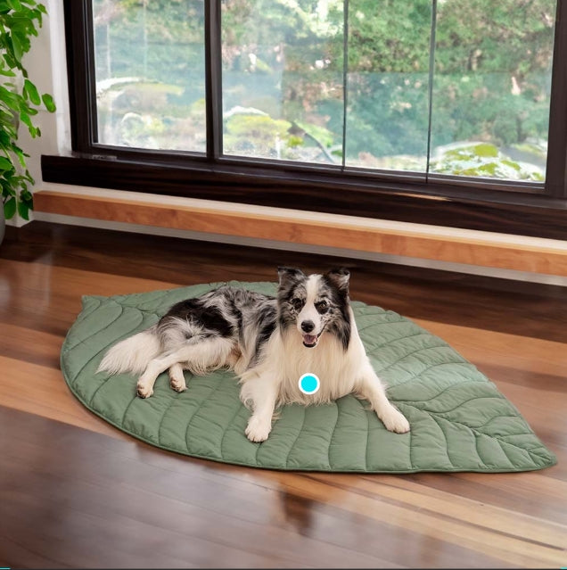 Couverture pour chien en forme de feuille